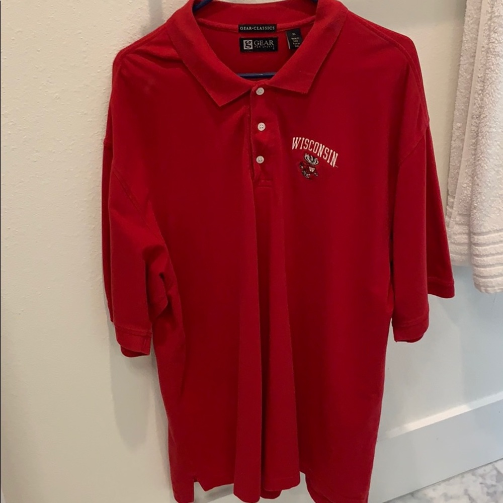 Men’s Wisconsin 100% cotton polo shirt